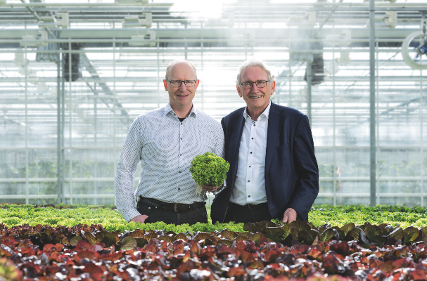 Jaap Mazereeuw (CEO) next to his father Piet Mazereeuw (former CEO)