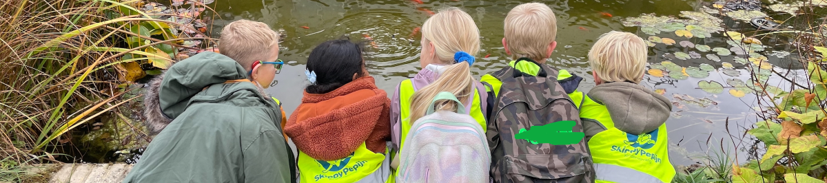 Leren over de natuur en visjes kijken (vangen)