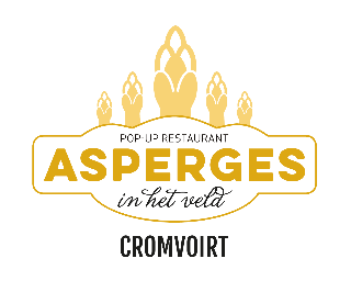 Logo Pop-up Restaurant Asperges in het veld