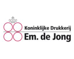 Logo Koninklijke Drukkerij EM. de Jong